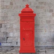 Pillar Letterbox Aluminium