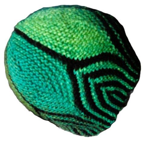 Waltzer striped hat - short, row