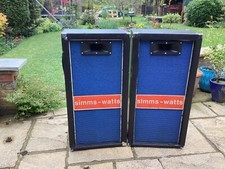 SIMMS -WATTS VINTAGE SPEAKERS , GOOD CONDITION 