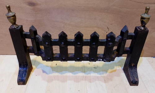 Cast iron fire front fret - fire,