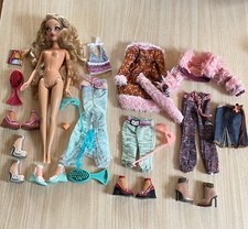 Barbie Masquerade Madness Large LOT of Mixed Fashions  & Accessories PLUS a Doll
