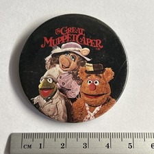 Vintage Collectible pin badge The Great Muppet Caper Film movie 