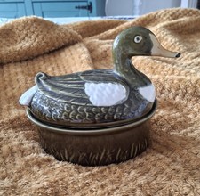 Vintage Ceramic Duck Terrine