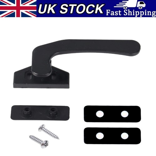 Window black lever - window, latch