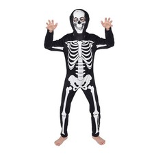 Girls Boys Skeleton Halloween A2Z Onesie One Piece Glow In The Dark Jumpsuit