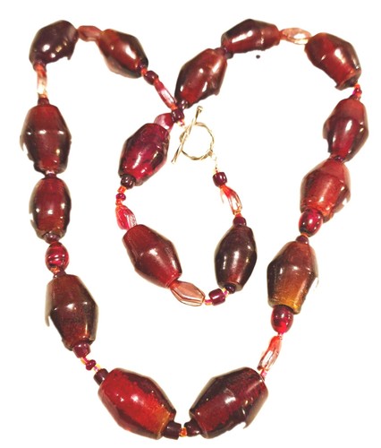 Antique heavy blown glass - antique,