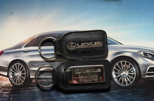 Two genuine lexus keyrings - two,