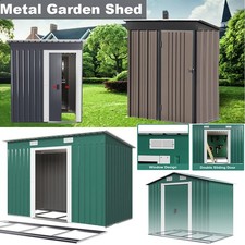 Metal garden shed 3x5ft 4x6ft - garden,