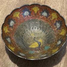 Vintage Etched Solid Brass