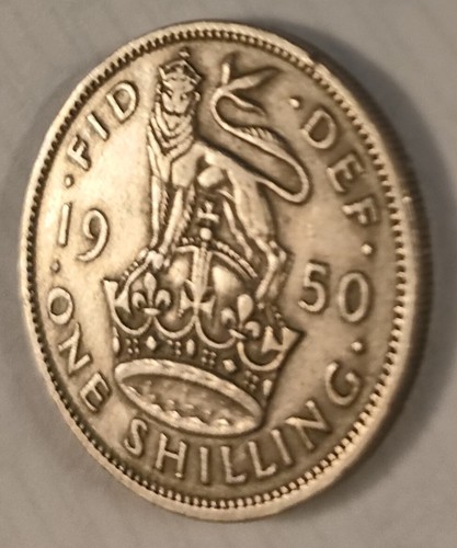 1950 english shilling - shilling., kgvi