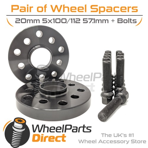 Wheel spacers bolts 20mm - spacers, (2)