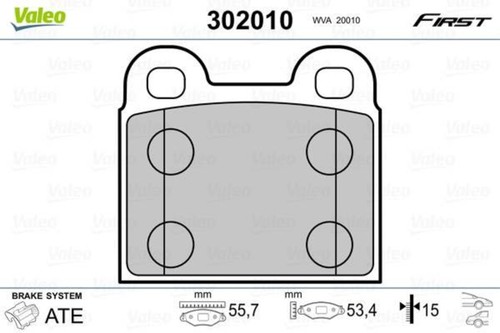Disc brake pad - disc, valeo
