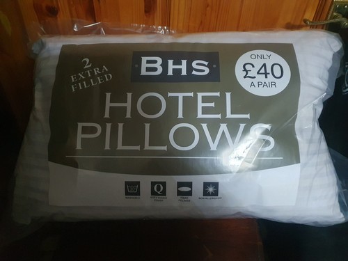 Bhs hotel pillows - bhs,