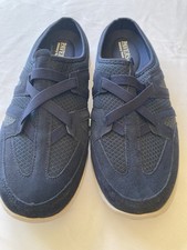 Pavers Ladies Slip Ons/mules. In Size 8. Navy Blue Tops