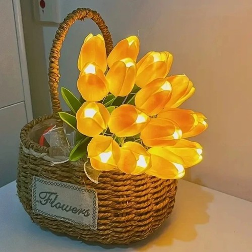 Led tulip night light - tulip,