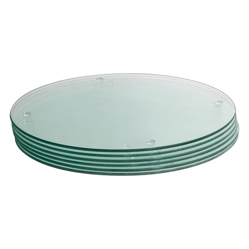 Round glass placemats 30cm - placemats,