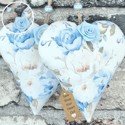 Shabby chic handmade fabric - 2x,