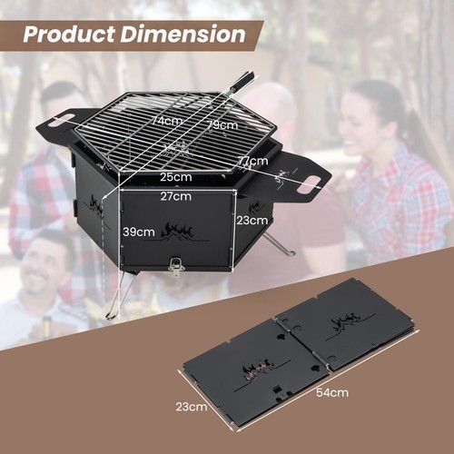 Mobile charcoal grill - mobile, stove