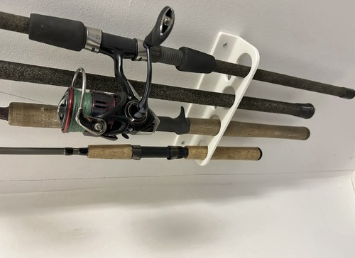 Fishing rod holder wall - rod, holder-wall