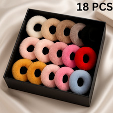 Faux Fur Thick Hair Ties Fluffy Scrunchies Hair Bobbles Hair Accessories Womens