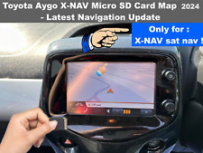 2024 Toyota Aygo X-NAV Micro SD Card Latest Map Update - UK and Europe B0BC17WEC