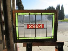 ~ ANTIQUE STAINED GLASS