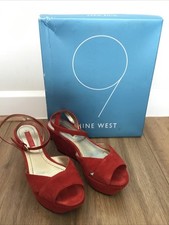 NINE WEST US6/UK4.5 Red Suede