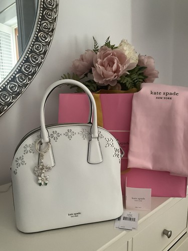 White kate spade hand shoulder - spade, hand/shoulder