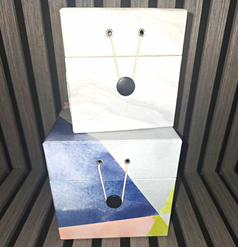 Square cardboard gift boxes - cardboard,