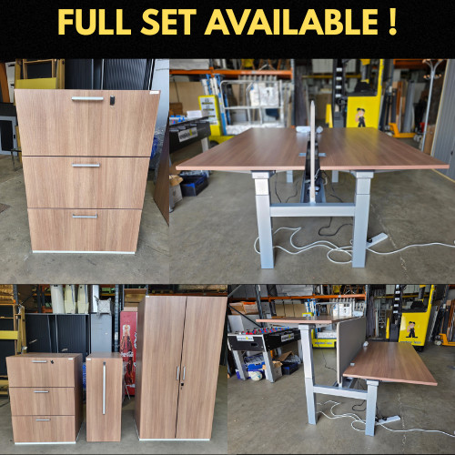 Full office set with storage - set,