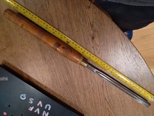 Vintage Stormont woodturning gouge F~7/16" L~19 1/4" H~10 1/2" ~423g pitted