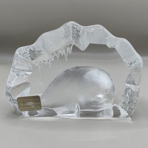 Seal pup lead crystal - pup,