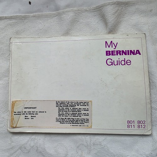 Bernina sewing machine 801 - bernina, machine: