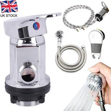 Shower Mixer Tap Outlet 1/2" with 800mm Push Fit Tails For Motorhome Campervan