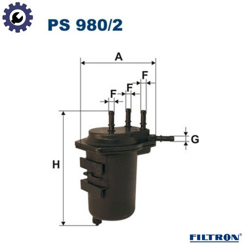 Fuel filter 980 - fuel, 980/2