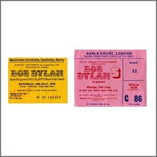 Bob Dylan 1978 Concert Ticket Stubs (UK)