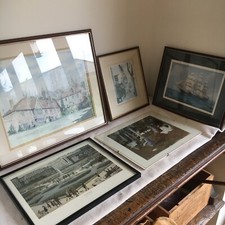 5 Vintage Prints Lowery & Cutty Sark Etc 