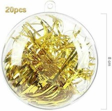 120Pcs Clear Plastic Balls
