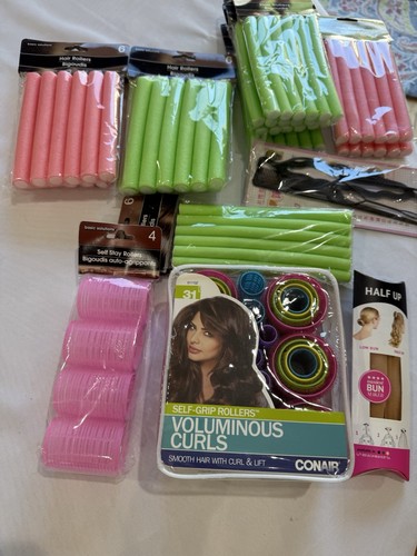 Heatless hair curlers rollers - hair,