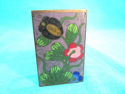 Vintage floral design brass - vintage,