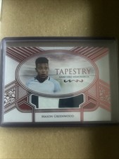 Futera Unique 2025 Tapestry Mason Greenwood Patch /5 Game Worn Marseille