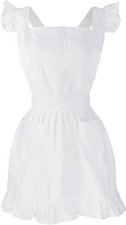Retro Adjustable Ruffle Apron