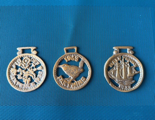 Horse brass coins - 3,