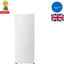 Stylish 165L Freestanding Upright Freezer with 4-Star Rating & Reversible Door