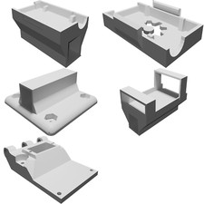 Mount Set for RcExplorer Tricopter - Compatible with Ardupilot and Camera