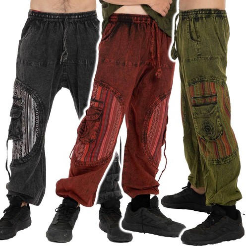 Unisex stonewash hippy jean - stonewash,