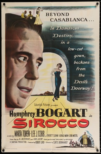 Sirocco 1951 original 1sh - sirocco,,