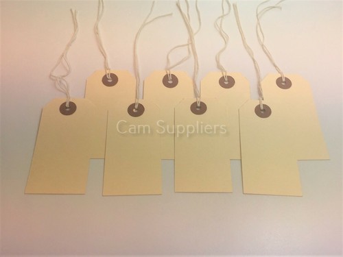 Cream card luggage - cream, tags