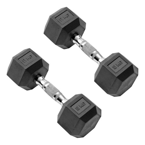 Hex dumbbells 5kg - -, 2.5kg