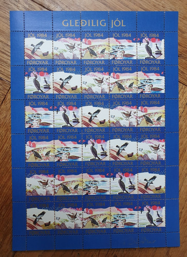 1984 faroe islands foroyar - faroe,